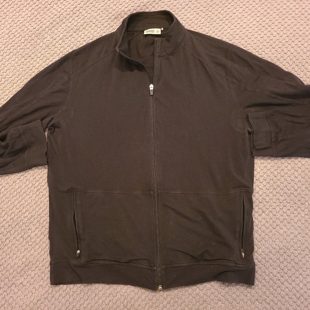 Tasc Men's Sweater Full Zip - Black, Large